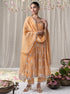 Kesariya Anarkali with Kesariya Pants